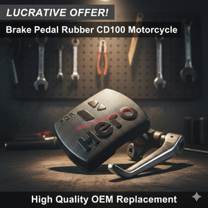 Repuesto de Fábrica para Automóviles, Pedal de Freno de Goma 5.0 para Motocicleta Hero Honda CD100, Reemplazo OEM - Product Image 2