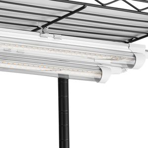 Scaffale per Piante a 5 Livelli da Interno, Alto 71 Pollici, con Luce LED T5 da 80W, Timer 4/9/14H e Ruote, Timer 9/14/22H - Product Image 5