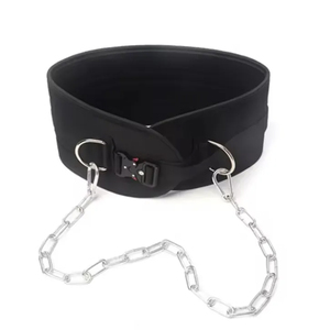 OEM Gym Equipment Wholesale Supplier Back Support Nylon Dip Belt with <b>Chain</b> Fitness Apparel & Accessories Pull Up Dipping Belts - Product Image 6
