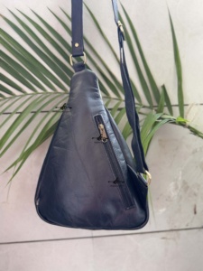 Sac à bandoulière tendance en cuir de vachette, sac de voyage élégant en cuir véritable, facile à transporter, multi-usages, ceinture porte-monnaie - Product Image 2