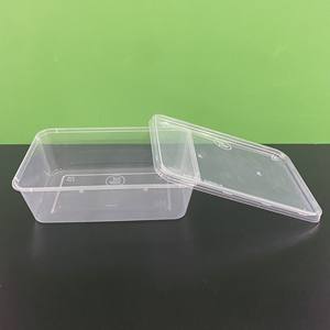 Nouvelles idées de produits de l'usine du Vietnam 2026 : Contenant alimentaire rectangulaire jetable en plastique transparent injecté de 650/750 ml avec couvercles - Product Image 5