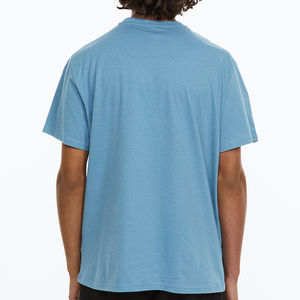 เสื้อยืดผู้ชายขายดี คุณภาพสูง ผ้าฝ้าย 100% สไตล์ลำลอง ลายเรียบ ผ้าเจอร์ซีย์พิมพ์ลายดิจิตอล สีพื้น ย้อมสีตามสั่ง สำหรับผู้ชาย - Product Image 4