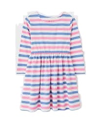Ensemble pyjamas pour filles en Spandex de bambou personnalisés col en O avec broderie fermeture éclair sur le devant vêtements de bébé pour enfants robe jupe incluse - Product Image 5
