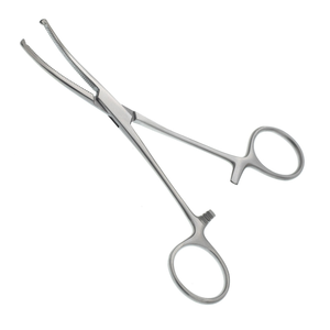 Pinzas Rochester Ochsner de 5 3/4″ Curvas, 1x2 Dientes, Acero Inoxidable, Instrumento Quirúrgico Hemostático con Bloqueo - Product Image 1