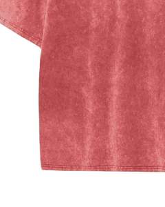 Camiseta de algodón 100% personalizada para hombre, con lavado ácido, cuello redondo, estilo urbano, transpirable, teñido liso, casual, al por mayor, corte regular. - Product Image 4