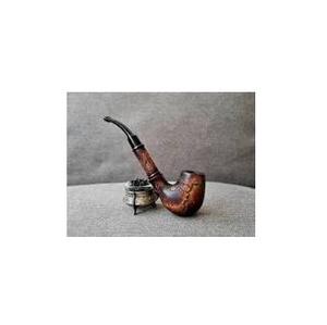 Pipe à fumer en bois classique faite à la main en gros avec porte-cigarette détachable, logo gravé personnalisé, technique de laque - Product Image 2