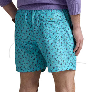 Shorts de Playa Ligeros para Hombre al por Mayor, Diseño Casual Oversize Ecológico con Contraste de Color, Shorts de Baño para Hombre - Product Image 6