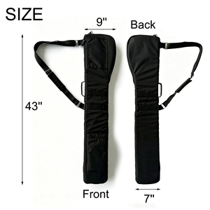 43x9x7 Inch Nylon Zip Closure Durable & Portable Handy <b>Golf</b> Club Bag - Product Image 1