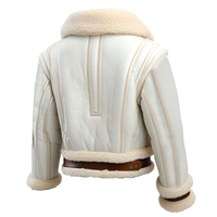 Veste en cuir d'hiver sur mesure de qualité supérieure pour hommes, doublée de fourrure chaude, style aviateur, veste de motard, veste décontractée tendance