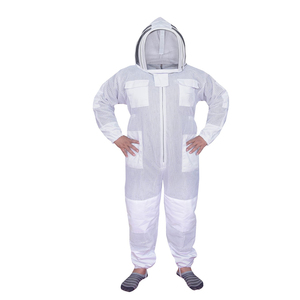 High Quality Lightweight Eco-Friendly Beekeeper <b>Suit</b> Full Body Protection Breathable with Detachable Hood - Product Image 1