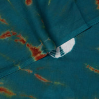 Tissu en coton peigné bio 120 g/m² tie-dye, technique de tissage organique, pour la mode féminine, la décoration intérieure, les vêtements, les housses et les chemises
