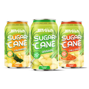 Bebidas de Jugo de Caña de Azúcar con Calamansi, Sabor Exótico, 330 ml, Jugo Enlatado, Nawon Vietnam, Fábrica de Bebidas, Certificación ISO GMP - Product Image 1