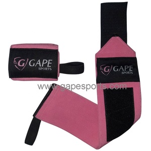 สายรัดข้อมือผ้าฝ้ายระบายอากาศได้ดีสำหรับออกกำลังกายยกน้ำหนัก - Product Image 5