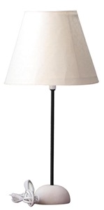 Lámpara decorativa hecha a mano de fibra de plátano, mármol y hierro, de alta calidad, color crema, moderna, para uso en el hogar y la oficina. - Product Image 1