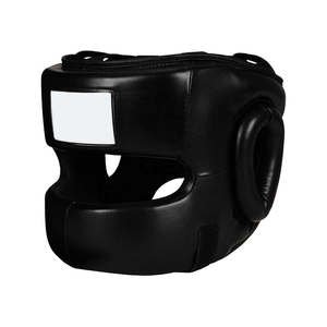 Protector de Cabeza para Boxeo, Precio de Fábrica, Cuero PU, Unisex, Protección para Adultos, Color Negro Sólido, Casco Deportivo - Product Image 4