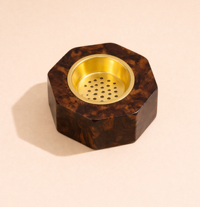 Porte-encens en métal et céramique, élégant, fait main, écologique, de qualité supérieure, brûleur de Bakhoor, cadeau festif pour le Ramadan et l'Aïd - Product Image 1