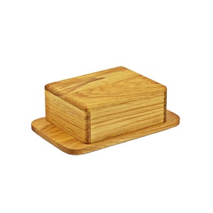 Caja de madera de calidad moderna, caja de almacenamiento de madera de alto estándar y placa, caja de pan de pino artesanal de madera - Product Image 1