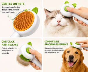 Brosse de toilettage pour animaux de compagnie de qualité supérieure, brosse professionnelle pour éliminer les poils et les peluches pour chiens et chats, fournisseur en gros - Product Image 4