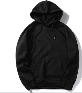 Sudadera con Capucha Roja para Hombre, 100% Algodón, Tejido de Punto, Color Sólido, con Bolsillo, Corte Regular, Estilo Otoñal - Product Image 2