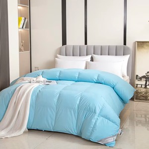 Ensemble de couette moderne uni anti-boulochage, literie cousue pour usage domestique - Product Image 5