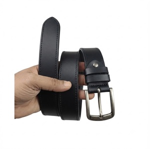 Men's Vintage Style Casual Belts BS INTERNATIONAL 100% <b>Cow</b> Hide Leather Premium Quality Handcrafted Steel Skull Buckle - Product Image 5