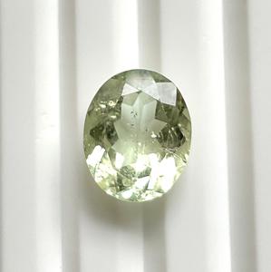 Piedra de corte ovalado facetado de turmalina verde de 3,50 quilates, calidad superior para la fabricación de joyas finas, piedras preciosas naturales - Product Image 2