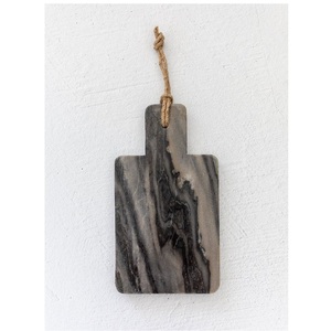 Juego de Tablas de Cortar de Mármol Verde, Blanco y Negro, Rectangulares, de Piedra, para Servir Queso en la Cocina, con Asa, Aptas para Lavavajillas, Ecológicas - Product Image 6