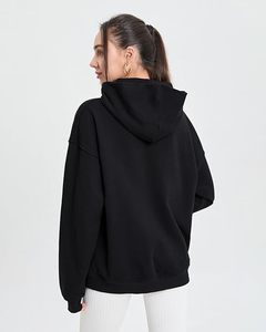 Sweat à capuche décontracté tendance avec logo personnalisé, style streetwear oversize, prix de gros, sweats à capuche tendance pour hommes - Product Image 4