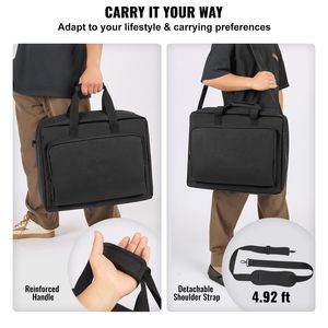 Borsa Imbottita per Mixer DJ in Tessuto Oxford 1200D con Tracolla Rimovibile da 1,5 m, Tasca Portaoggetti da 1 cm per Trasporto Attrezzatura DJ - Product Image 5