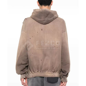 Sudaderas con Capucha de Forro Polar para Hombre, Personalizadas OEM, Manga Larga, Invierno, Protección Solar, Alta Calidad, Transpirables, Mezcla de Algodón - Product Image 3