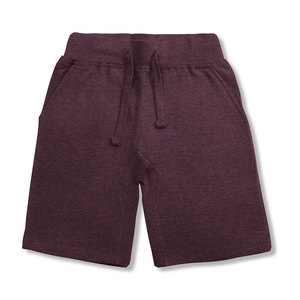 Short de survêtement en coton de qualité supérieure pour homme Jogging en molleton athlétique de coupe classique avec cordon de serrage Motif solide - Product Image 1