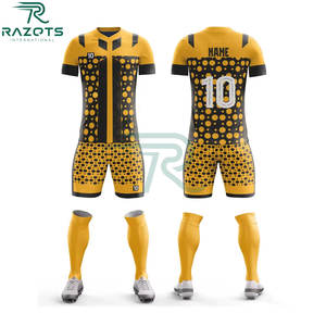 High Quality Soccer Shirts Manufacturer Custom Embroidery Logo <b>Patchwork</b> Mesh Breathable Football Jersey Short Sleeve Plus Size - Product Image 3