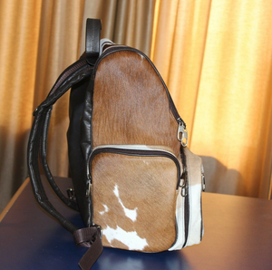 Sac à dos en cuir de vachette fait main, léger, pour étudiants, sac pour ordinateur portable, couleur personnalisée, sac à dos de sport - Product Image 6