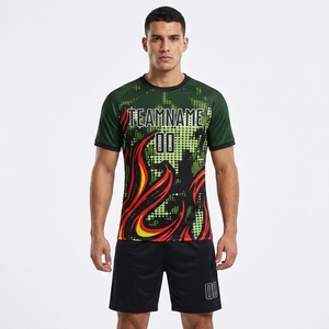 Custom Logo Printed 100% Polyester <b>Soccer</b> Uniform Sets Moisture Wicking Breathable Quick Dry Team Football Jersey Sports - Product Image 1