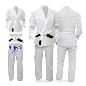 Traje de Karate BJJ GI de Color Blanco, Servicio OEM, Uniforme de Artes Marciales para Entrenamiento de Karate, Kung Fu, Judo y Grappling - Product Image 1
