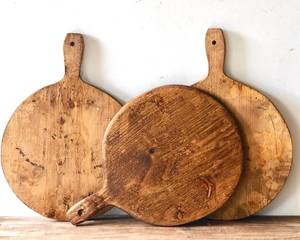 Tabla de Cortar Redonda Rústica Decorativa de Madera, Utensilios de Cocina de Alta Calidad, Más Vendida - Product Image 4