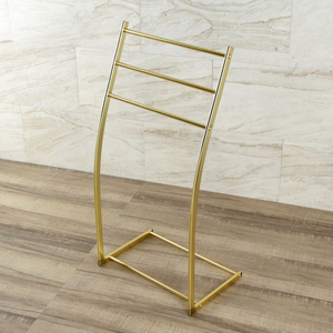 Toallero Creativo Ecológico de Acero Inoxidable, Estante de Almacenamiento de 3 Niveles Independiente, Organizador de Baño con Acabado Negro - Product Image 2