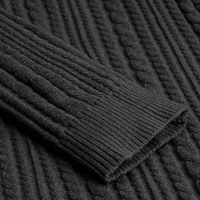Pull en laine tricoté décontracté pour homme, col rond, design hiver, personnalisé, anti-boulochage, respirant, patchwork, collection 2026