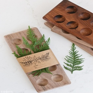 Large Capacity Wooden Egg Tray for Storing Farm Fresh Eggs Compact Wooden Egg Holder Tray for <b>Small</b> Kitchen Spaces at low cost - Product Image 1