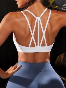 Camiseta Interior Deportiva sin Tirantes con Cuello Redondo |   Sujetador Deportivo de Secado Rápido |   Chaleco Deportivo Minimalista y Sólido - Product Image 5