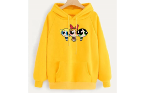 380 Gsm lavage à l'acide poids lourd pull à capuche grande taille Tech polaire à capuche numérique imprimé Sexy tenues femmes - Product Image 5