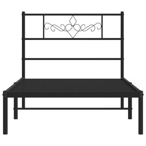 โครงเตียงเหล็กสีดำทนทาน รูปทรงสี่เหลี่ยมผืนผ้า สำหรับเตียงคู่ - Product Image 5