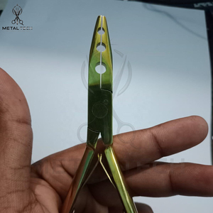 Hair Extension Pliers Metal Flat Teeth <b>Clamp</b> Tool for Install and Remove Keratin Extensions Professional Salon Uses Tools - Product Image 6