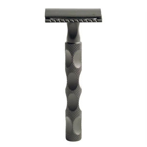 Wholesale Matt Black and Red Safety Razor Professional <b>Barber</b> Manual Open Shaving Razor - Product Image 3