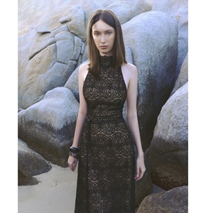 Wholesale Women's Dress ODM Supply LUNARA CUTWORK COUTURE Private Label Women Casual Dress for Spring/Summer - Product Image 6