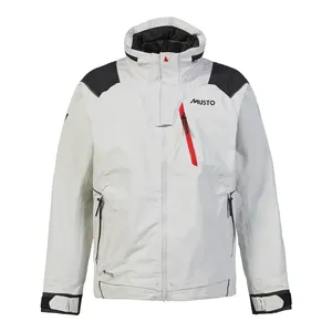 Chaqueta con Capucha Personalizada OEM para Hombre, Náutica, Marina, Impermeable, Cortavientos, Transpirable, de Microforro Polar Suave - Product Image 1