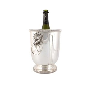 Seau à glace populaire pour champagne, idéal pour les bars et les fêtes, en acier inoxydable argenté avec poignée lisse - Product Image 5