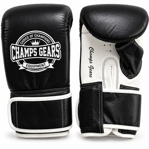 Guantes de Boxeo MMA de Cuero Duradero con Logotipo Personalizado, Manoplas Abiertas para Sacos de Boxeo, Entrenamiento Unisex, Correa de Muñeca Ajustable con Gancho - Product Image 2
