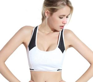 Sujetador deportivo de Yoga transpirable sin costuras para mujer, camiseta sin mangas de entrenamiento ecológica de gran tamaño con soporte mediano de talla grande - Product Image 5