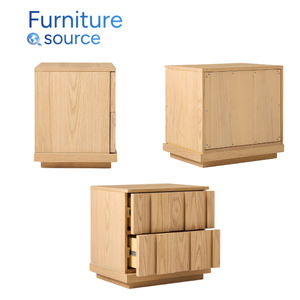 Table de nuit en placage MDF de qualité supérieure et durable-Table de nuit personnalisée de haute qualité pour les chambres et l'hospitalité fournisseur OEM ODM Vietnam - Product Image 2